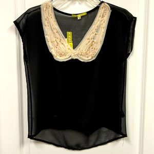 NWT GB sheer top